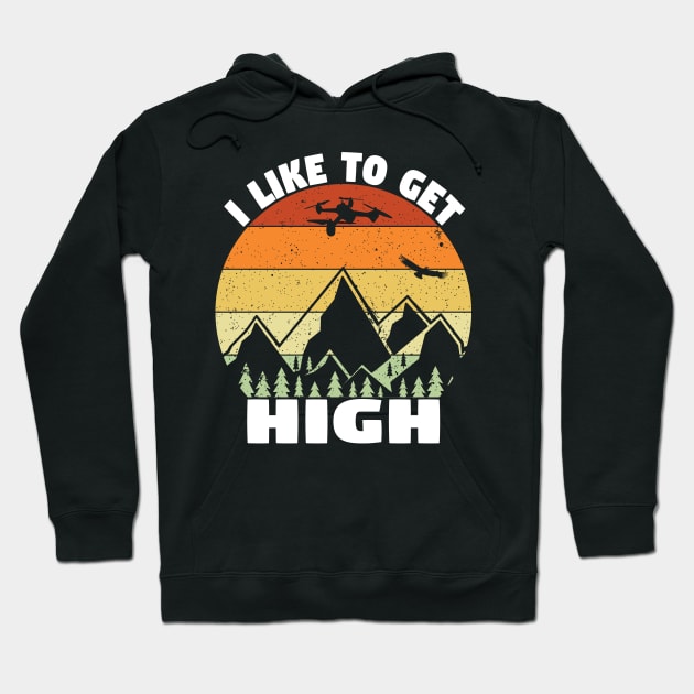 I Like To Get High Hoodie by AI studio